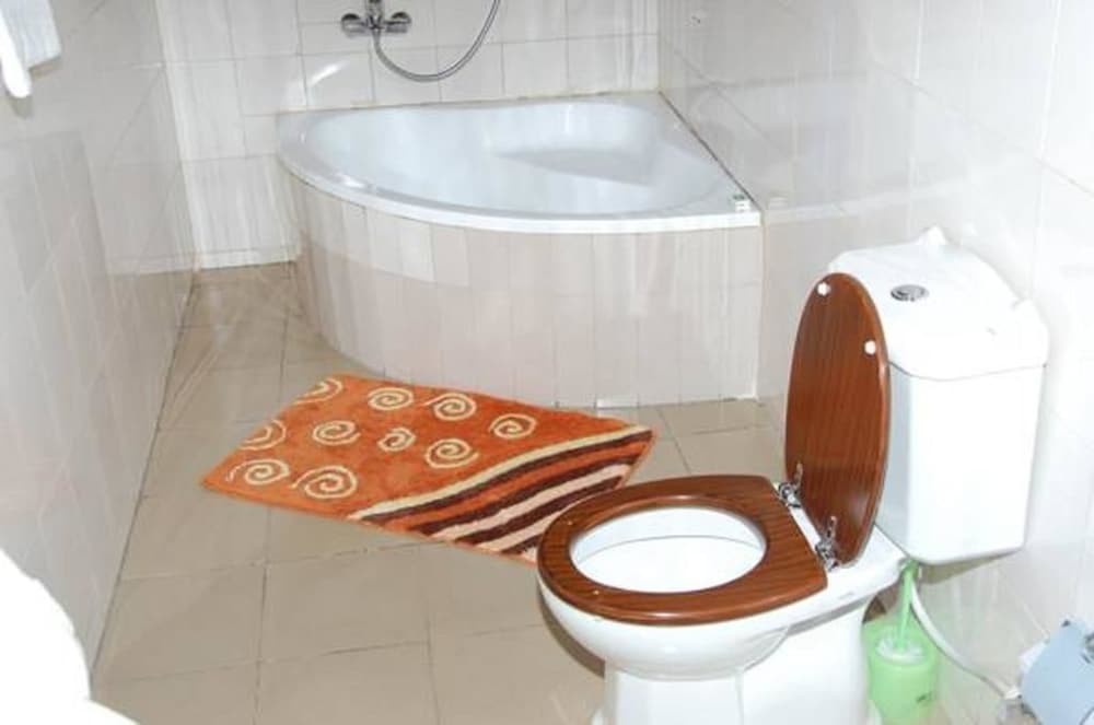 Rwanda's Amazing Bathroom from Step Town Hotel