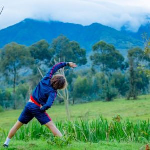 David Luiz Visit to Rwanda Virunga National Park